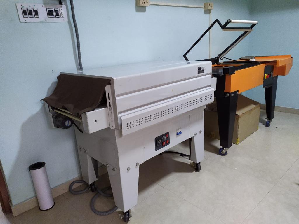 Preowned L Sealer with Shrink Tunnel – LS 2015 | 230V Single Phase | Excellent Condition || Shrink Tunnel Model SW-4525 – Smooth Working Shrink Wrapping Machine